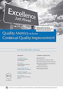 Quality Metrics to foster Continual Quality Improvement