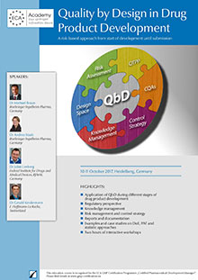 QbD in Drug Product Devbelopment AND QbD in API Manufacturing
