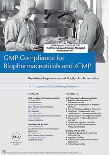 GMP  Compliance for Biopharmaceuticals AND Workshop GMP for ATMPs