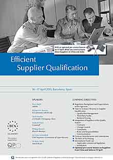 Integrated and Efficient Supplier Qualification