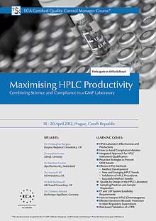 Maximising HPLC Productivity