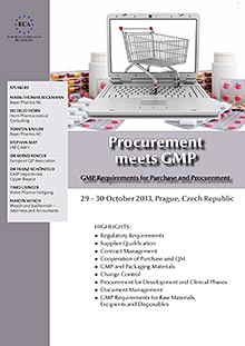Procurement meets GMP - GMP Requirements for Purchase and Procurement