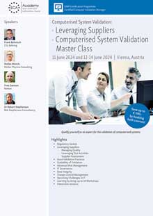 Computerised System Validation Master Class