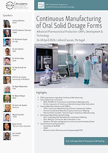 Continuous Manufacturing of Oral Solid Dosage Forms