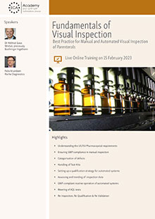 Fundamentals of Visual Inspection - Live Online Training