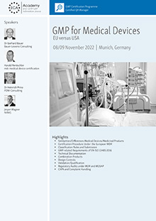 GMP for Medical Devices