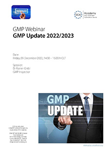 GMP Update 2022/2023 - Live Webinar