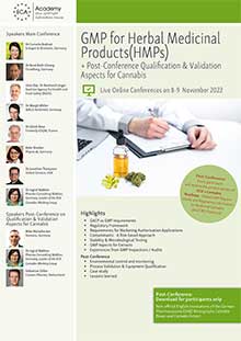 GMP for Herbal Medicinal Products (HMPs) - Live Online Conference