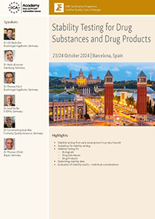 Stability Testing for Drug Substances and Drug Products