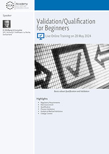 Validation/Qualification for Beginners - Live Online Training