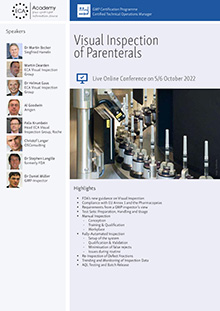 Visual Inspection of Parenterals - Live Online Conference