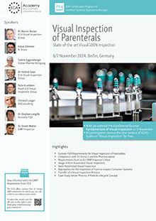 Visual Inspection of Parenterals PLUS Pre-Course Fundamentals of Visual Inspection