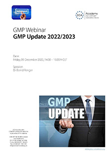 GMP Update 2022/2023 - Live Webinar