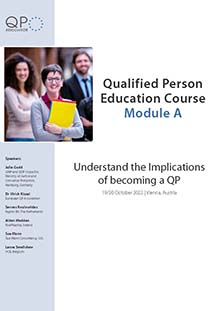 Qualified Person Education Course - Module A